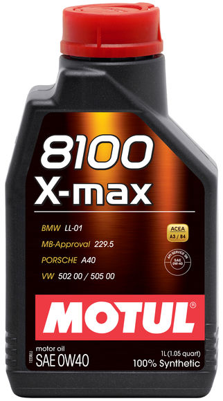 Моторное масло Motul 8100 X-MAX 0W-40 1l